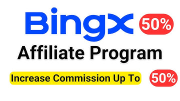 How To Register BingX Affiliate Program ( Get 50% Lifetime Commission )