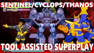 [TAS] - Marvel vs. Capcom 2 - Sentinel / Cyclops / Thanos
