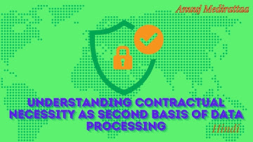 GDPR & Contractual Necessity, Hindi Edition