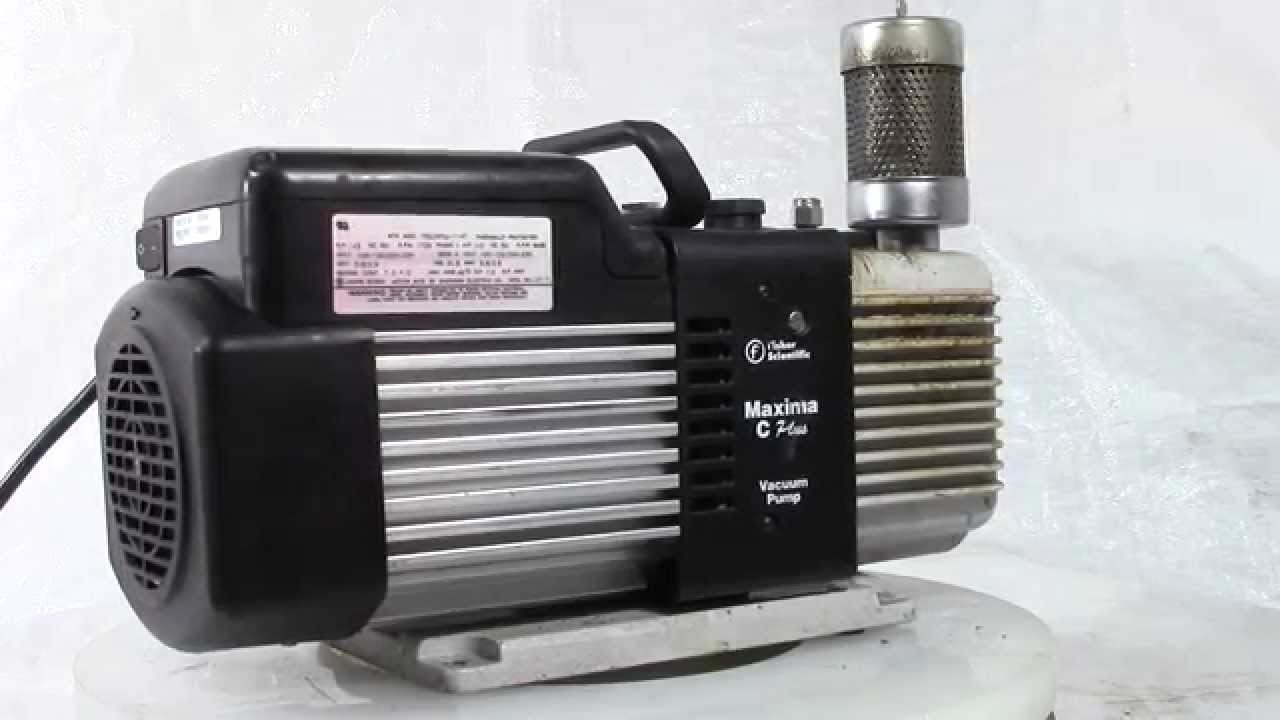 Auctioned Online Fisher Maxima C Plus Vacuum Pump 1/2HP T55JXPSJ-1147 - YouTube
