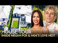 Megan Fox & Machine Gun Kelly | House Tour | $30K Per Month Love Nest