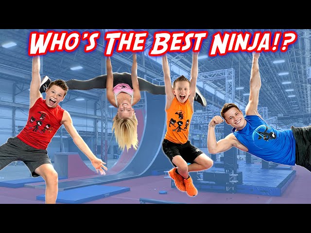 Ninja Warrior Race! Who is the Best NINJA? class=