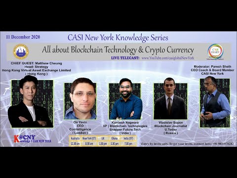 CASI New York Knowledge Series | Blockchain and Crypto currency