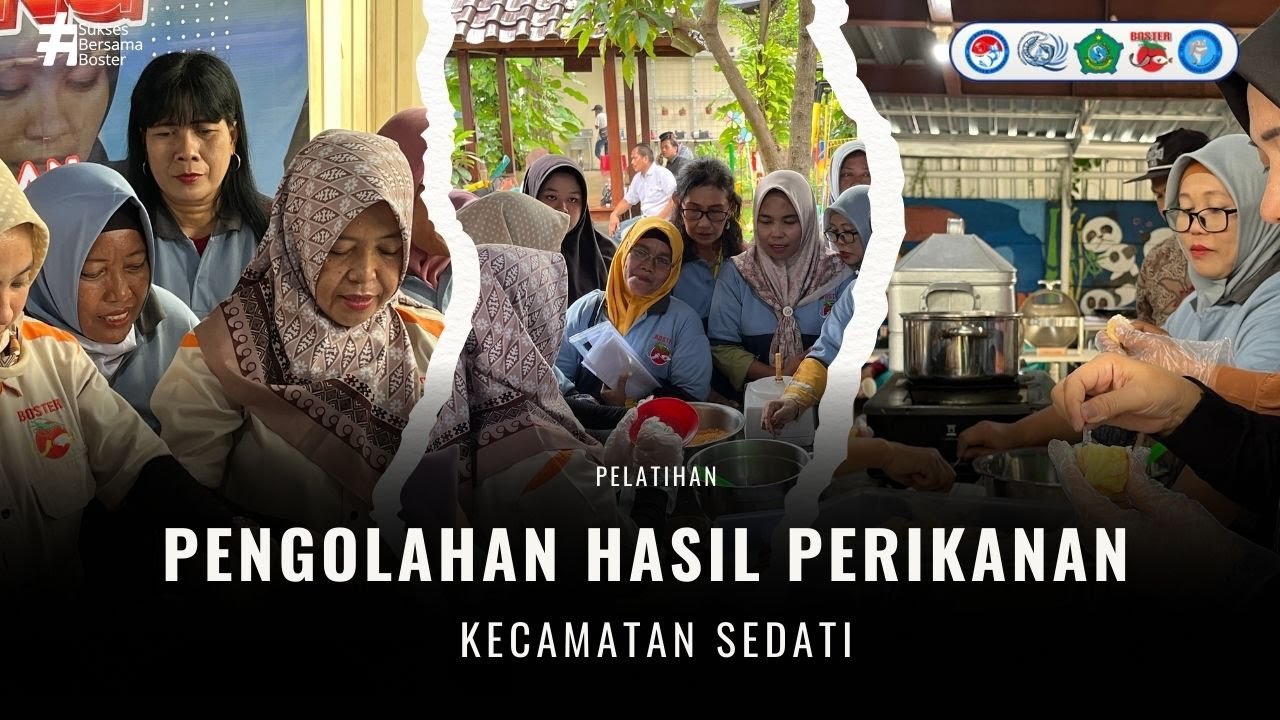 Pelatihan Pengolahan Hasil Perikanan Kecamatan Sedati Di P2MKP Fish Boster Centre