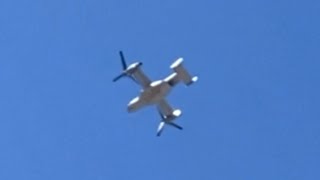 V22 Osprey flyover with door open