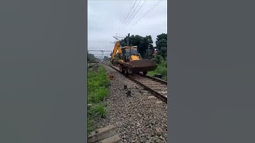 JCB RAILWAY WORK