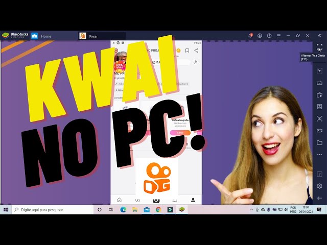 Como Usar Kwai no PC 2023 - Como Baixar e Instalar Kwai no PC Computador e  Notebook - Kwai para PC 