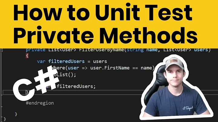 How to Unit Test Private Methods in C#