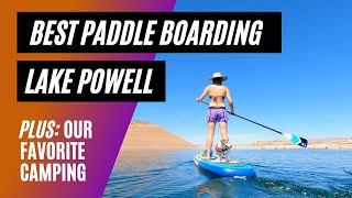 How To Paddleboard Antelope Canyon + Best Lake Powell Paddle Boarding & Beach Camping ⛺ @ Lone Rock