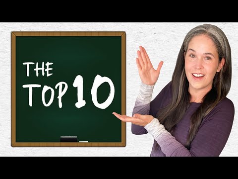 English Words – The Top 10 – Pronunciation Guide – Learn English (American English)