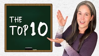 English Words - The Top 10 - Pronunciation Guide - Learn English (American English)