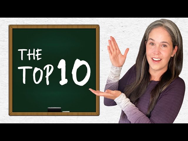 English Words – The Top 10 – Pronunciation Guide – Learn English (American English) class=