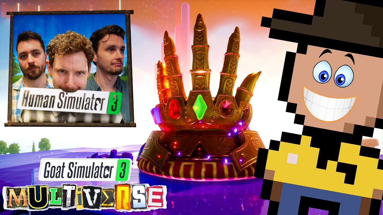 A CABRA e as GEMAS DA MANOPLA DO THANOS (Goat Simulator 3 • Multiverse of Nonsense • Parte 3)