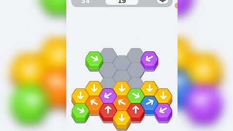 Hexa Shift - Logic Puzzle Level 34 walkthrough | Hexa Shift Level 34 Solution Gamerstein
