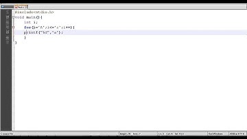 C Program to print all the alphabets and their equivalent ASCII values
