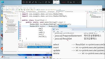 산대특 - java프로그래밍마스터 - Spring Core AND MVC - 6교시 -JAVA DB연동