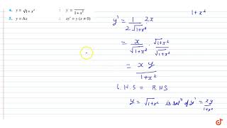 Verify that the given functions (explicit or implicit) is a solution of the corresponding differ...