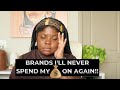 Natural Hair Brands I&#39;ll NEVER Try Again! 😒