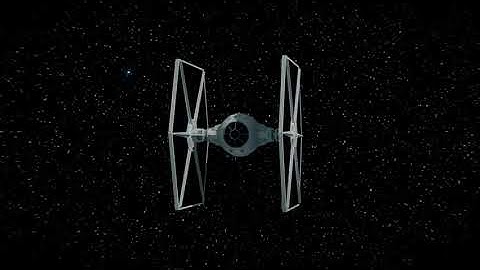 tie fighter animation in blender