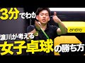 3分でわかる 女子卓球の勝ち方 勝てる卓球 65 3分でわかる 女子卓球の勝ち方 勝てる卓球 65