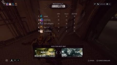 Not a Unique Match - Warframe Conclave