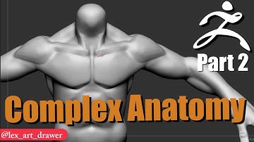 Complex Anatomy in Zbrush / Part 2