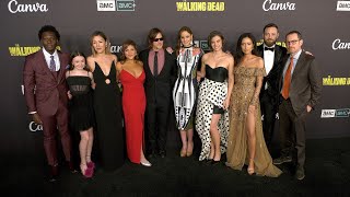 Norman Reedus, Lauren Cohan, Christian Serratos 'The Walking Dead' Series Finale Event in LA