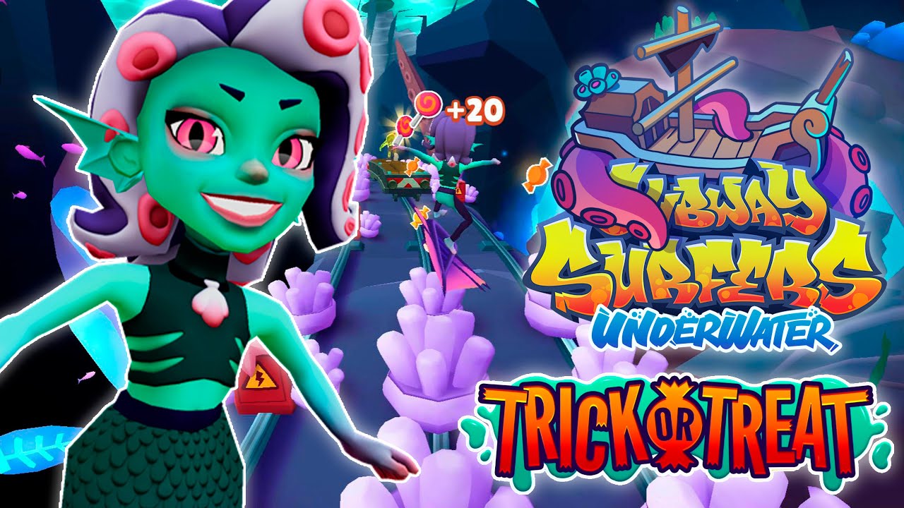 SUBWAY SURFERS NEW CHALLENGE TRICK OR TREAT UNDERWATER 2024