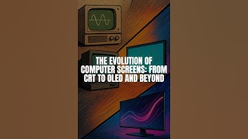 The Evolution of Computer Screens: From CRT to OLED and Beyond #history #computer