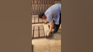 The process of removing bricks by ancient method#building#tools #