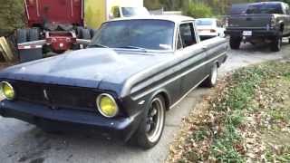 1965 Ford Ranchero with a GT40 crate motor, start & rev 720p HD