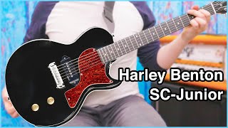 Harley Benton SC Junior Black P90 Singlecut for 182