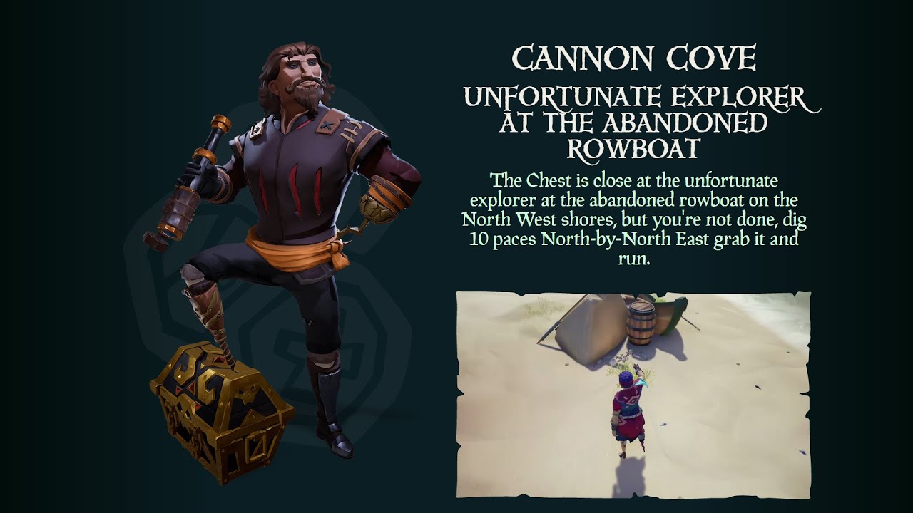 sea of thieves riddles cannon cove unfortunate