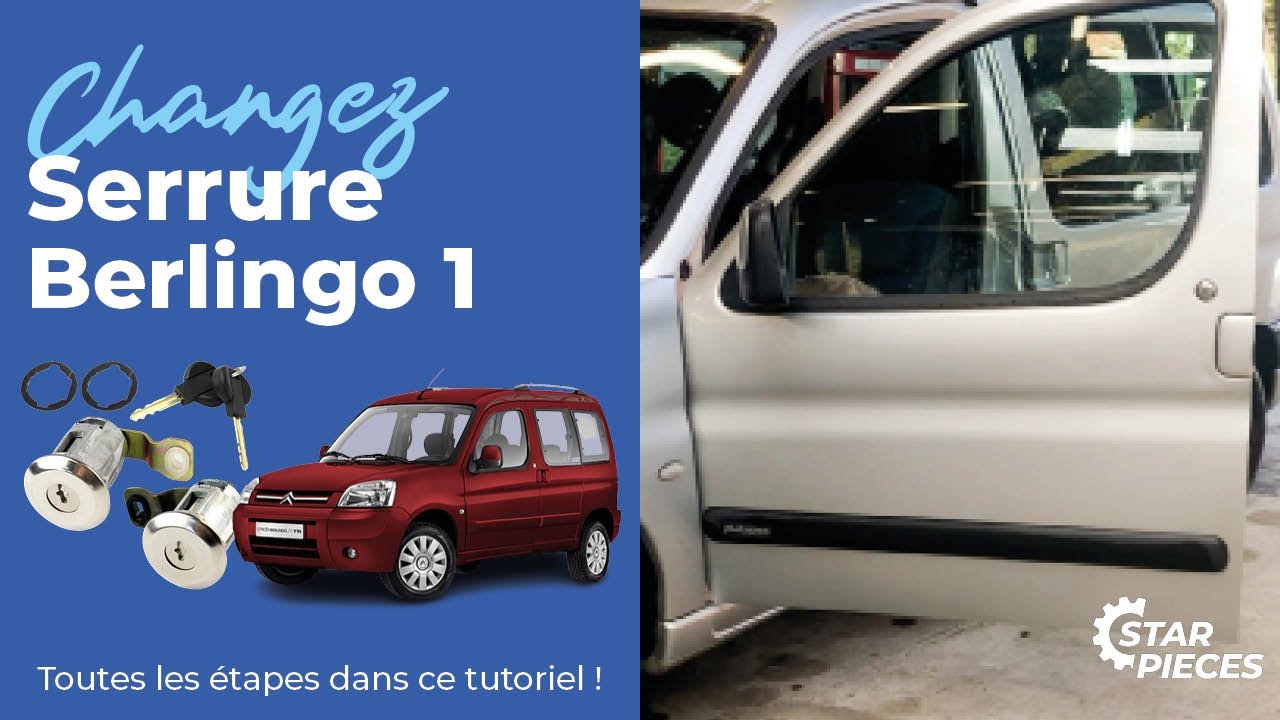 3 serrures barillets de porte Citroen Berlingo Xsara Peugeot Partne