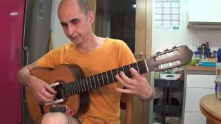OBLIVION ASTOR PIAZZOLLA, fingerstyle, free tab ,guitar solo chords