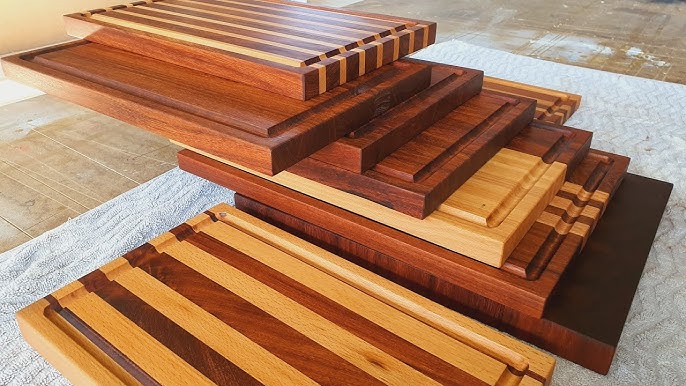 COMO Hacer TABLA para PICAR [♻️MADERA RECICLADA] CUTTING BOARD MAKING 