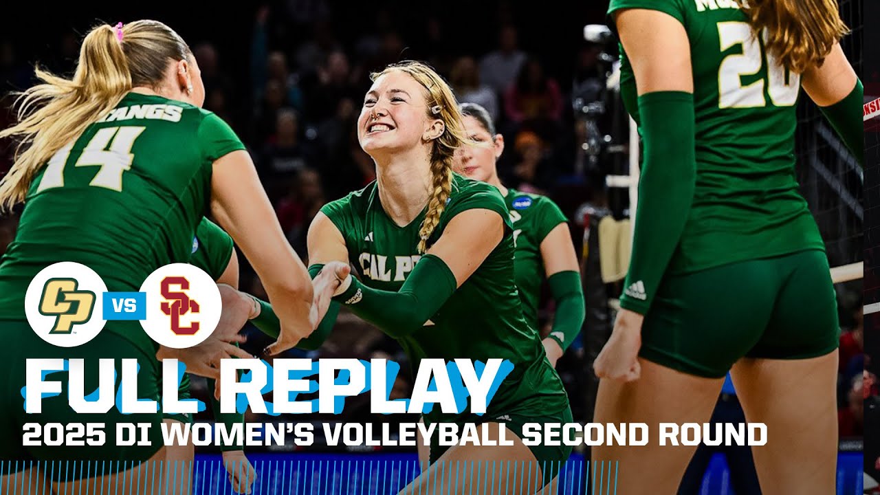 Cal Poly vs. USC: 2025 NCAA women's volleyball second round | FULL REPLAY