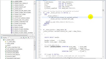 ABAP in Eclipse Tutorials - Navigating your source code