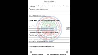 Grade 10 Physics Mid Term 1 2026 Theory Exam