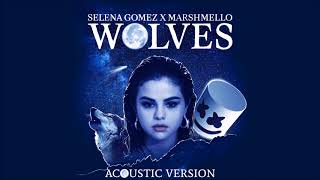 Selena gomez x marshmello - wolves (acoustic audio)