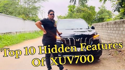 Hidden Features of Mahindra XUV 700 AX7L explained in Telugu.