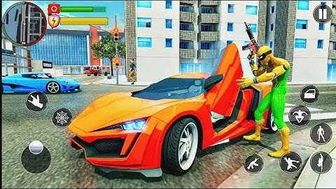 Gangstar Vegas Crime City Simulator #2 - Android Gameplay - Spider Rope Hero