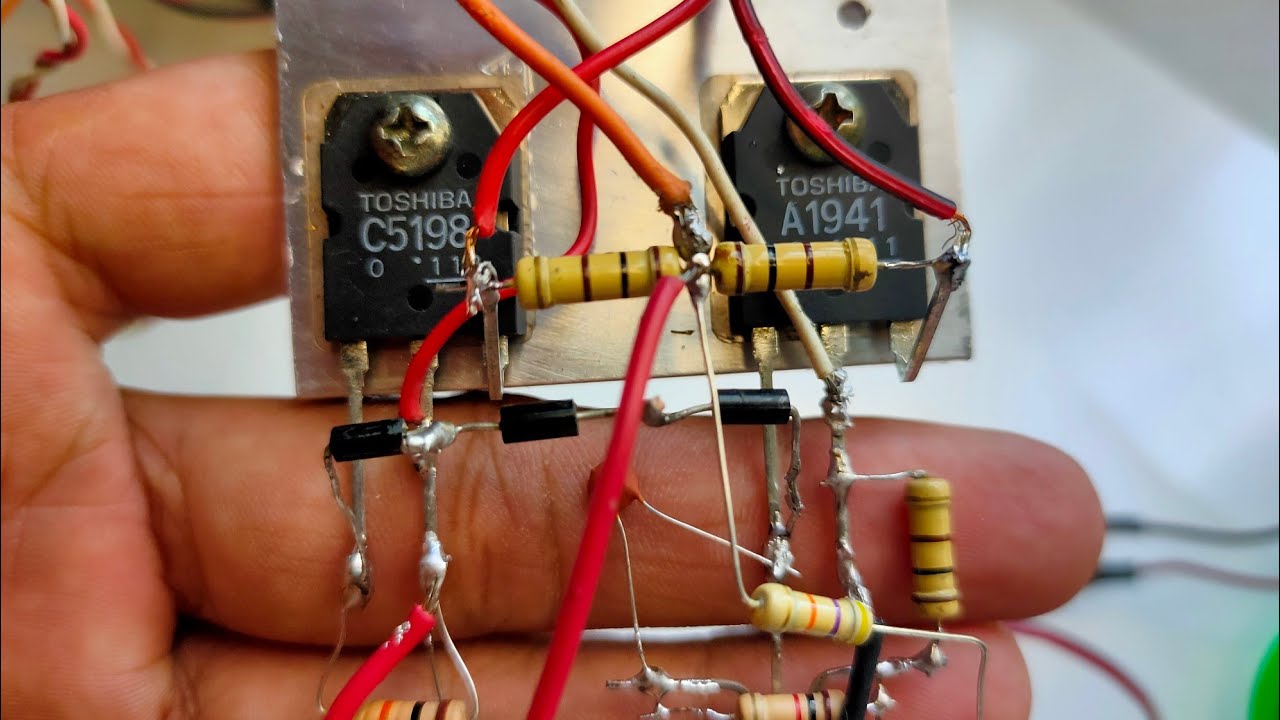 DIY basic driver Amplifier modified pagarigan amp using c5198 a1941