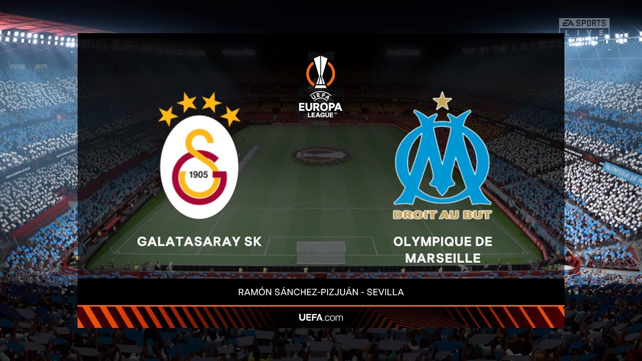 galatasaray vs marseille 25 11 2021 uefa europa league fifa 22 youtube