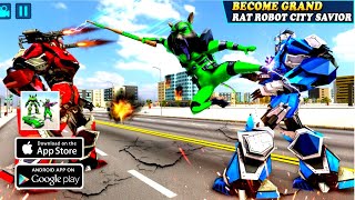 Grand Rat Robot Transform Car War Robot Shooting - Gamplay Android/IOS screenshot 2