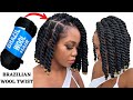 OMG 😳 Best Twist Ever Using Brazilian WOOL  / MUST TRY 🔥 /Tupo1 / Protective Style