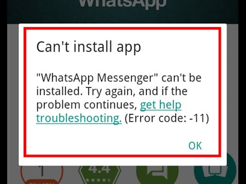 How To Fix Can't Install App-Error Code 11 In Google Play Store