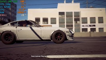 Need For Speed Payback Test on Intel UHD 620