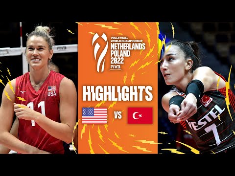 🇺🇸 USA vs. 🇹🇷 TÜR - Highlights  Phase 2| Women's World Championship 2022