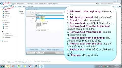 18 Hướng dẫn đổi tên hàng loạt với Better File Rename